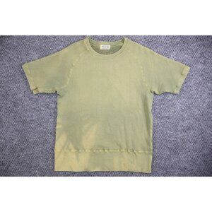 Vintage Velva Sheen 60s 70s Crewneck T-Shirt Men’s Small USA Made Light Olive